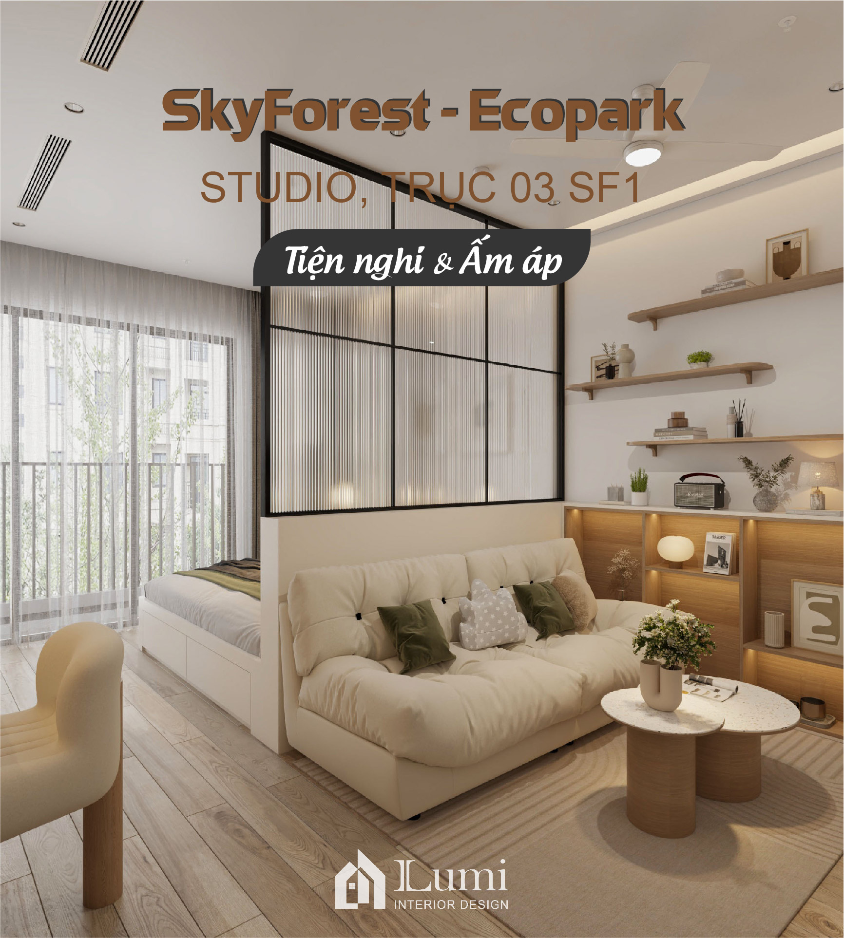 ECO Studio – Hiện đại & Tối ưu: Căn hộ Em Thúy Skyforest SF1 1603