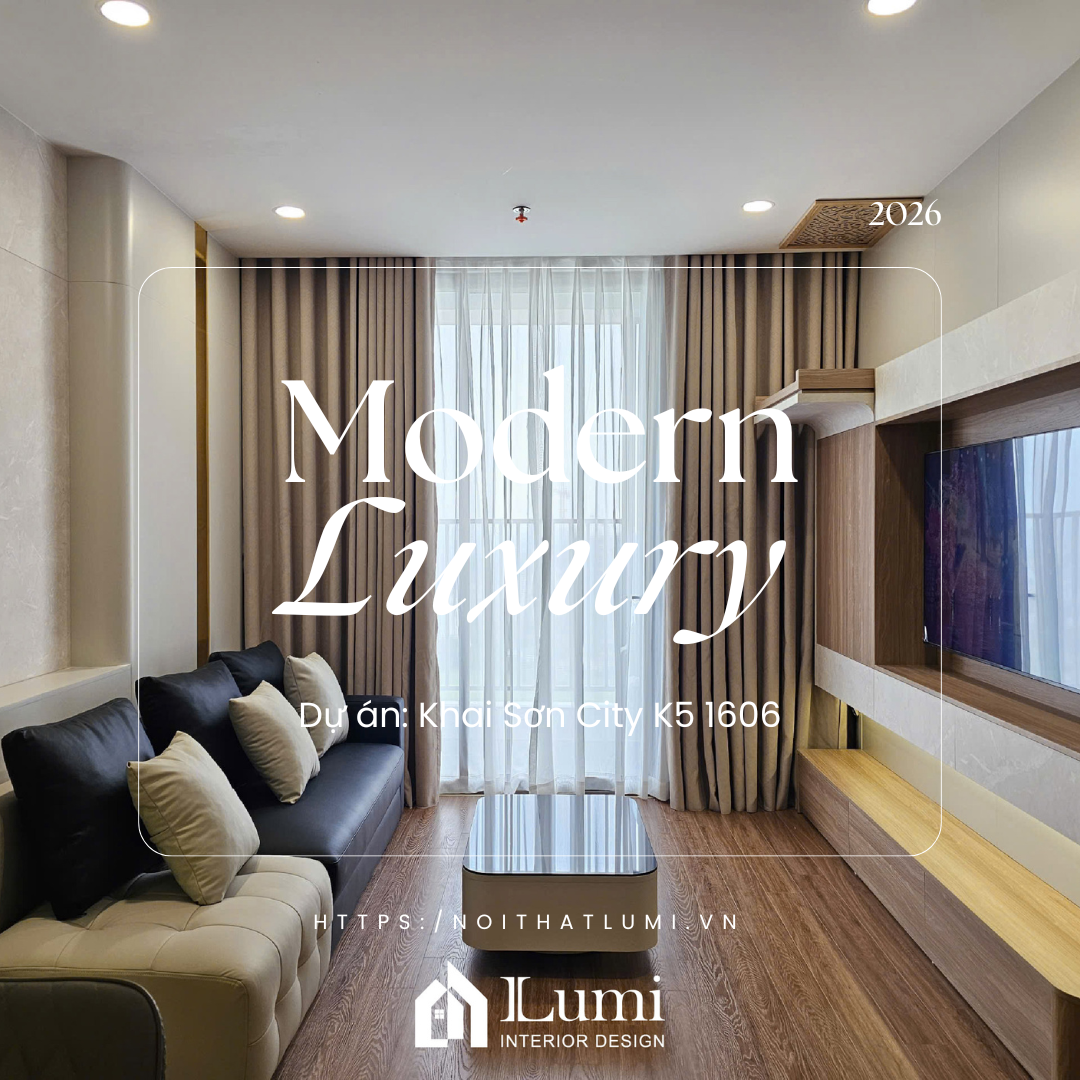 THIẾT KẾ NỘI THẤT CĂN HỘ 3PN KHAI SON CITY – ANH HƯỜNG: TUYỆT TÁC HIỆN THỰC