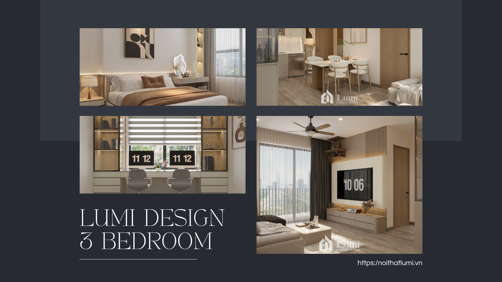 Chạm Vào Chuẩn Mực Sống Thượng Lưu: Không Gian 3 Phòng Ngủ Đậm Chất Nghệ Thuật