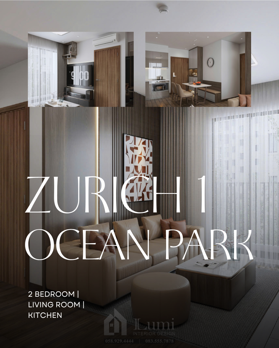 Căn Hộ Hiện Đại 2PN Anh Thành – Phân Khu Zurich 1 OCP | Nơi Bình Yên Tìm Về Trong Từng Trải Nghiệm Sống